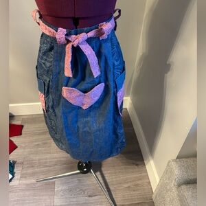 Handmade, upcycled apron